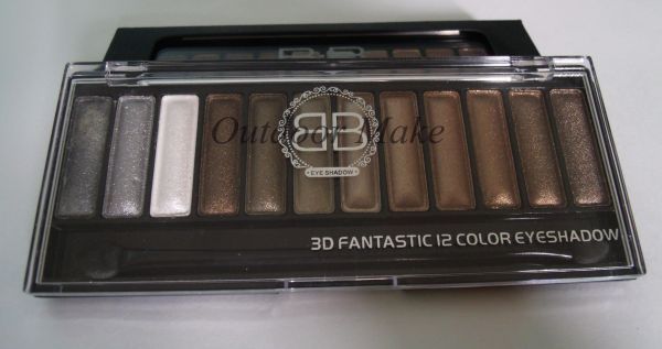 Paleta de sombras (12 cores) 3D - B.B